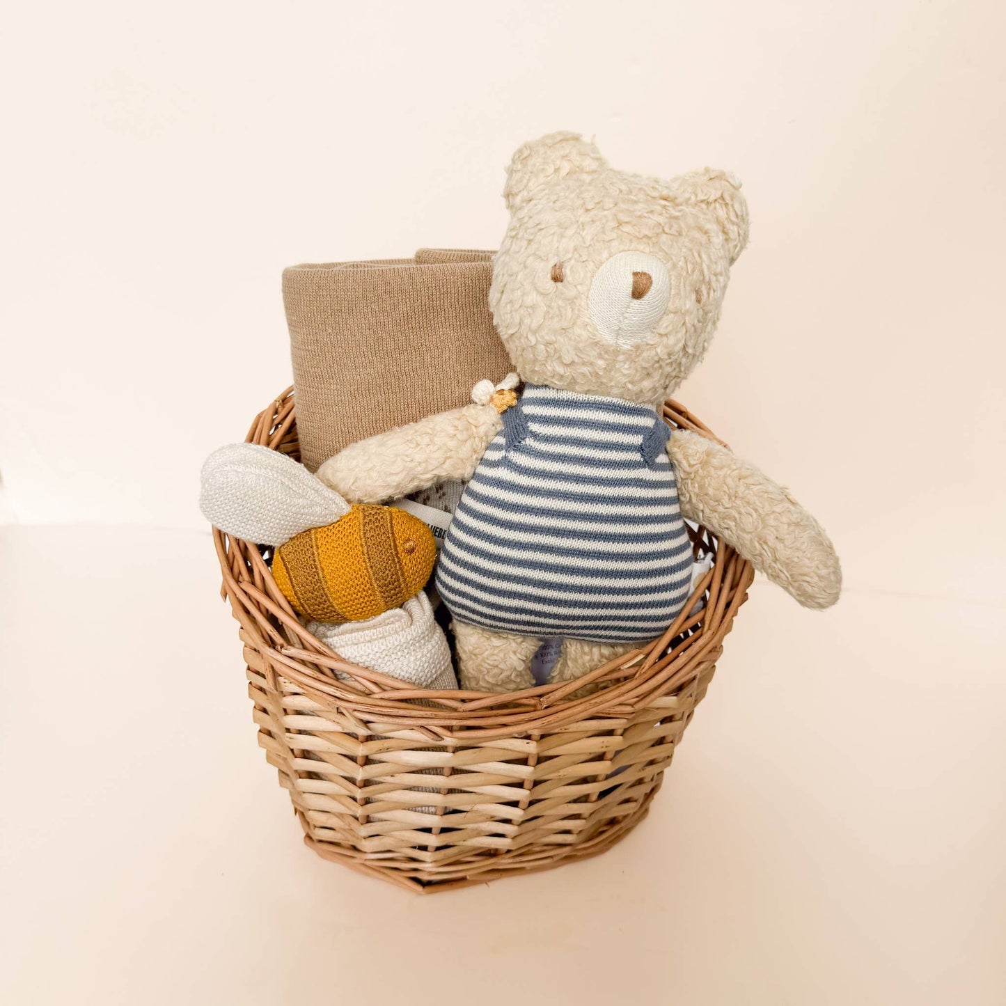 Lovey Bee, Cream Cuddle Cloth