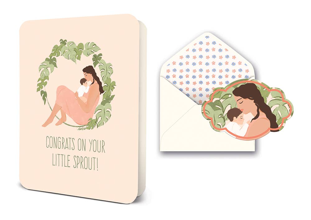 Little Sprout Deluxe Greeting Card