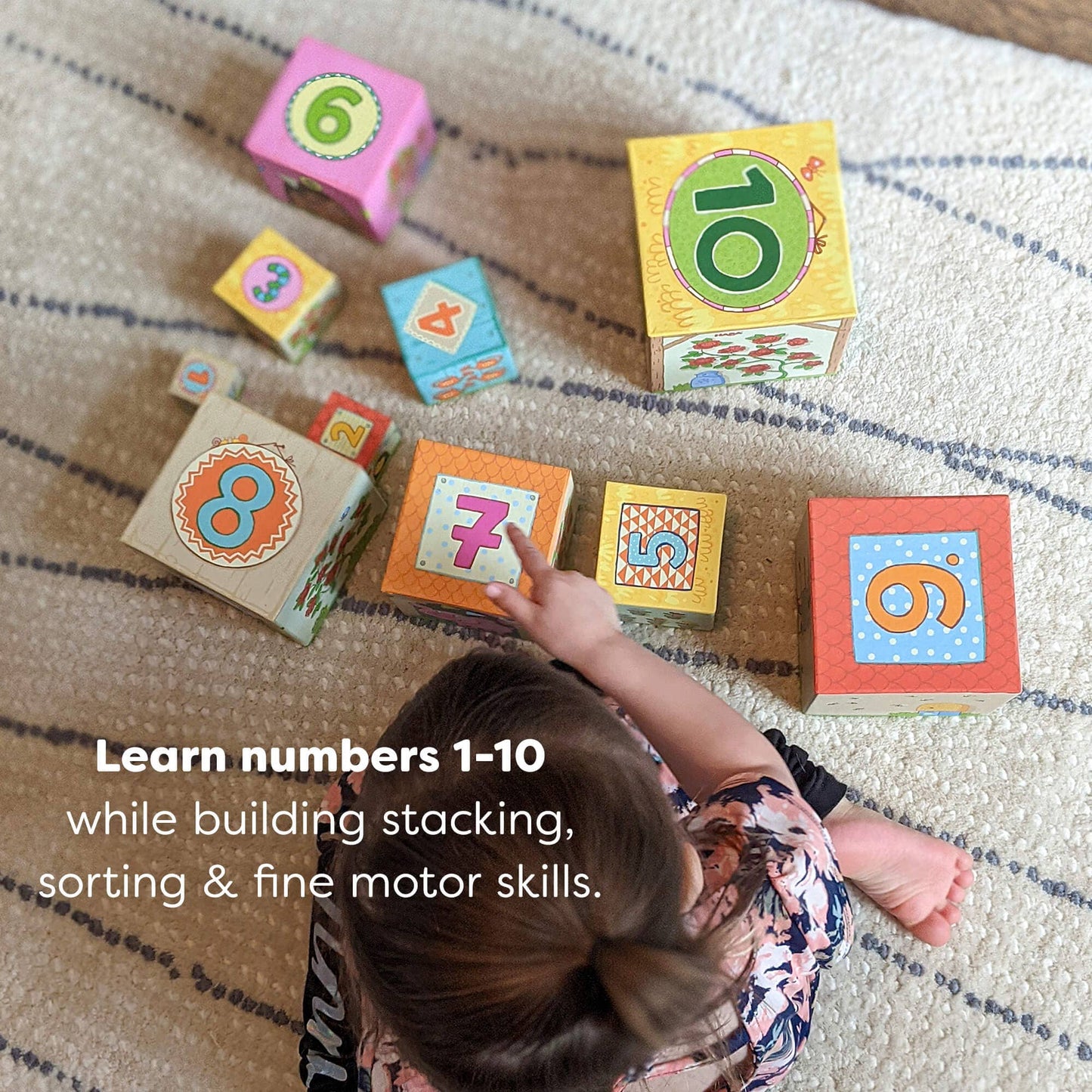 On the Farm Cardboard Stacking & Nesting Cubes