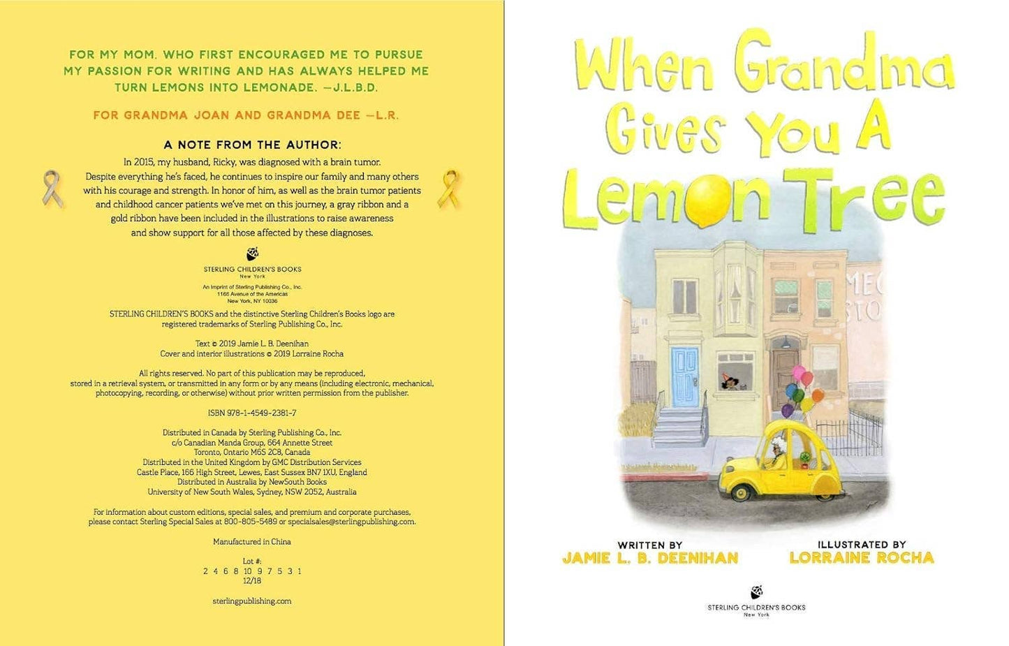 When Grandma Gives You a Lemon Tree by Jamie L.B. Deenihan