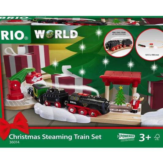 Christmas Steaming Train Set