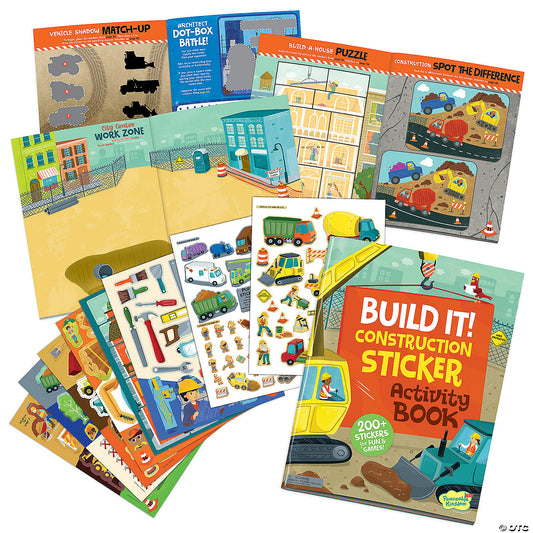 Sticker Activity Book: Build it Construction