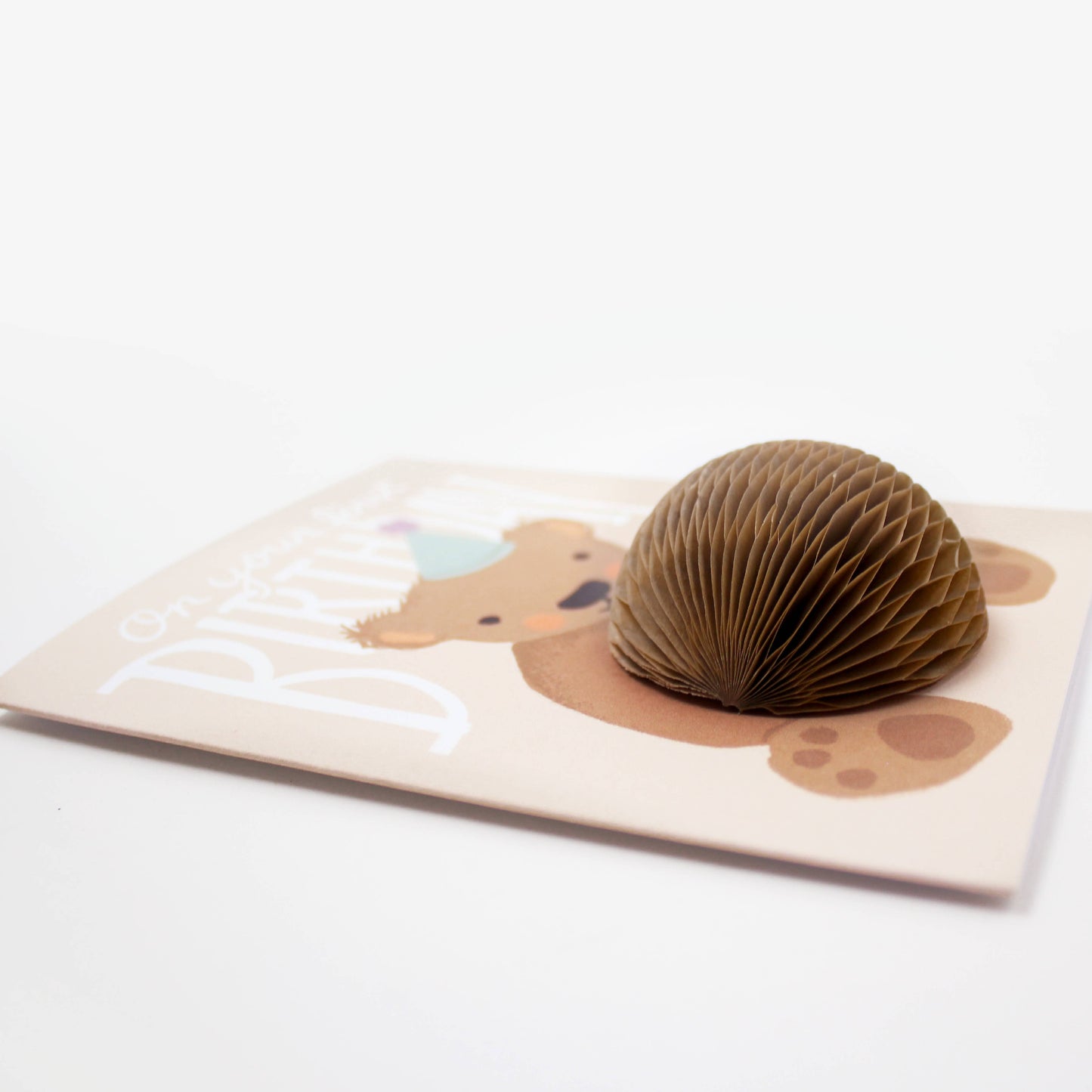 Pop-up Card - Teddy Bear - First Birthday