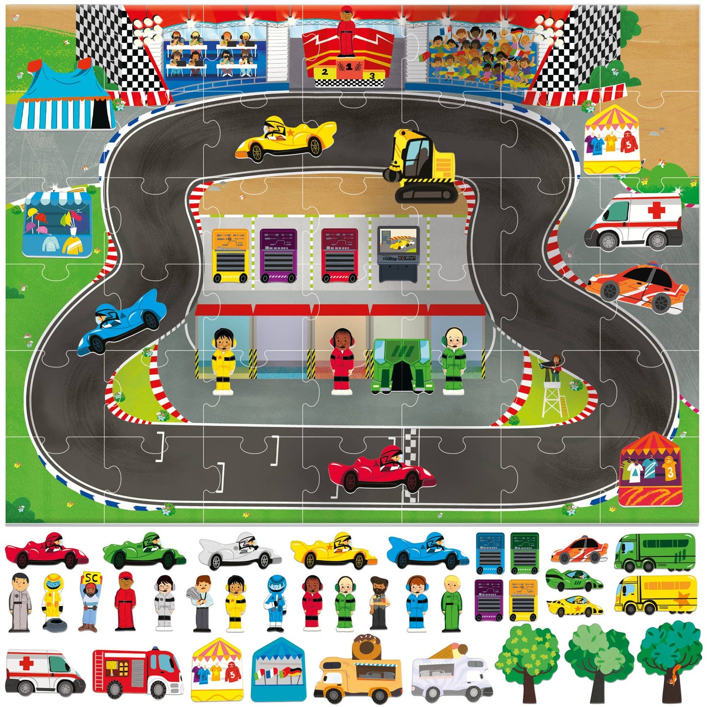 Giant Playset Puzzle The Grand Prix