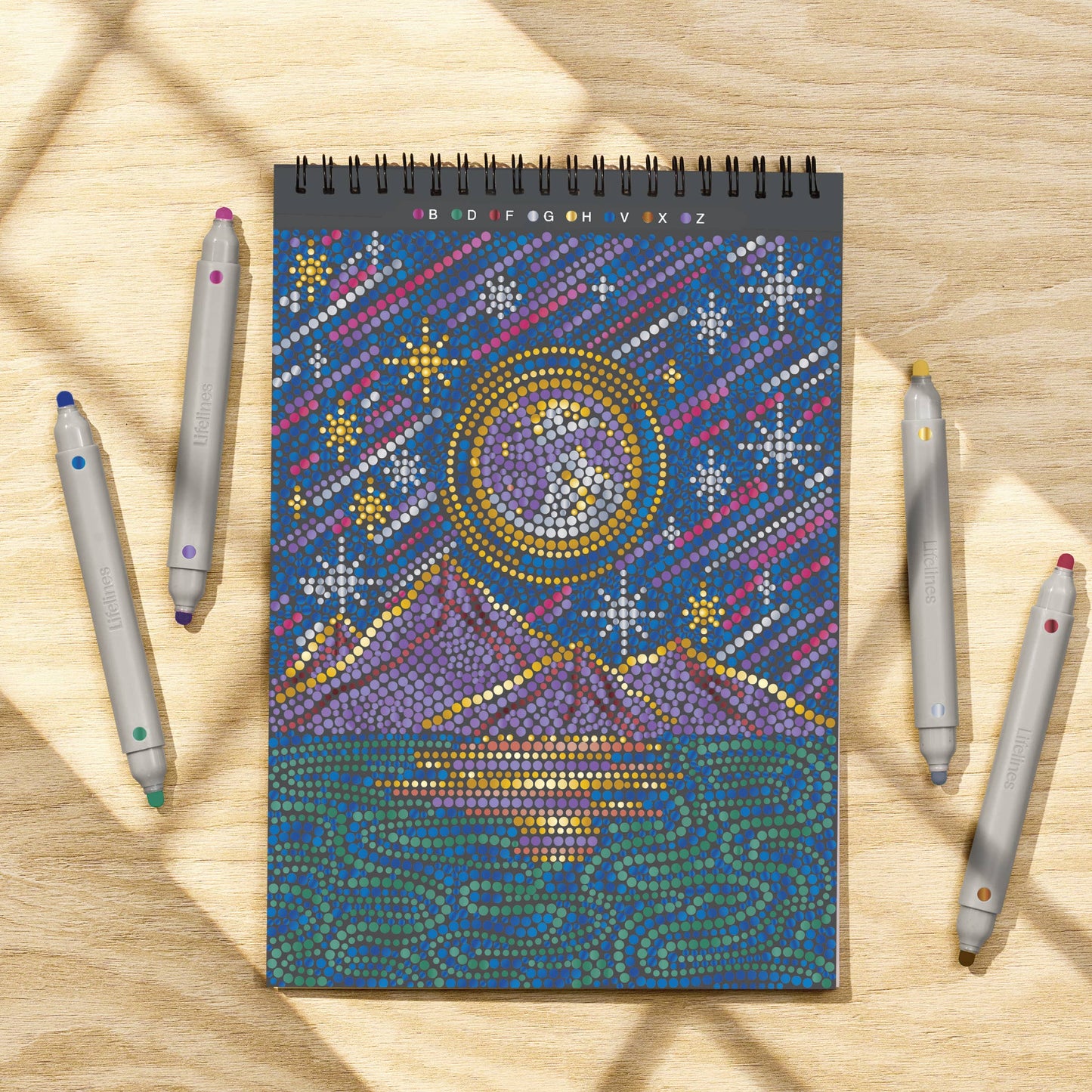 FlowArt-Into the Galaxy-Metallic Ink
