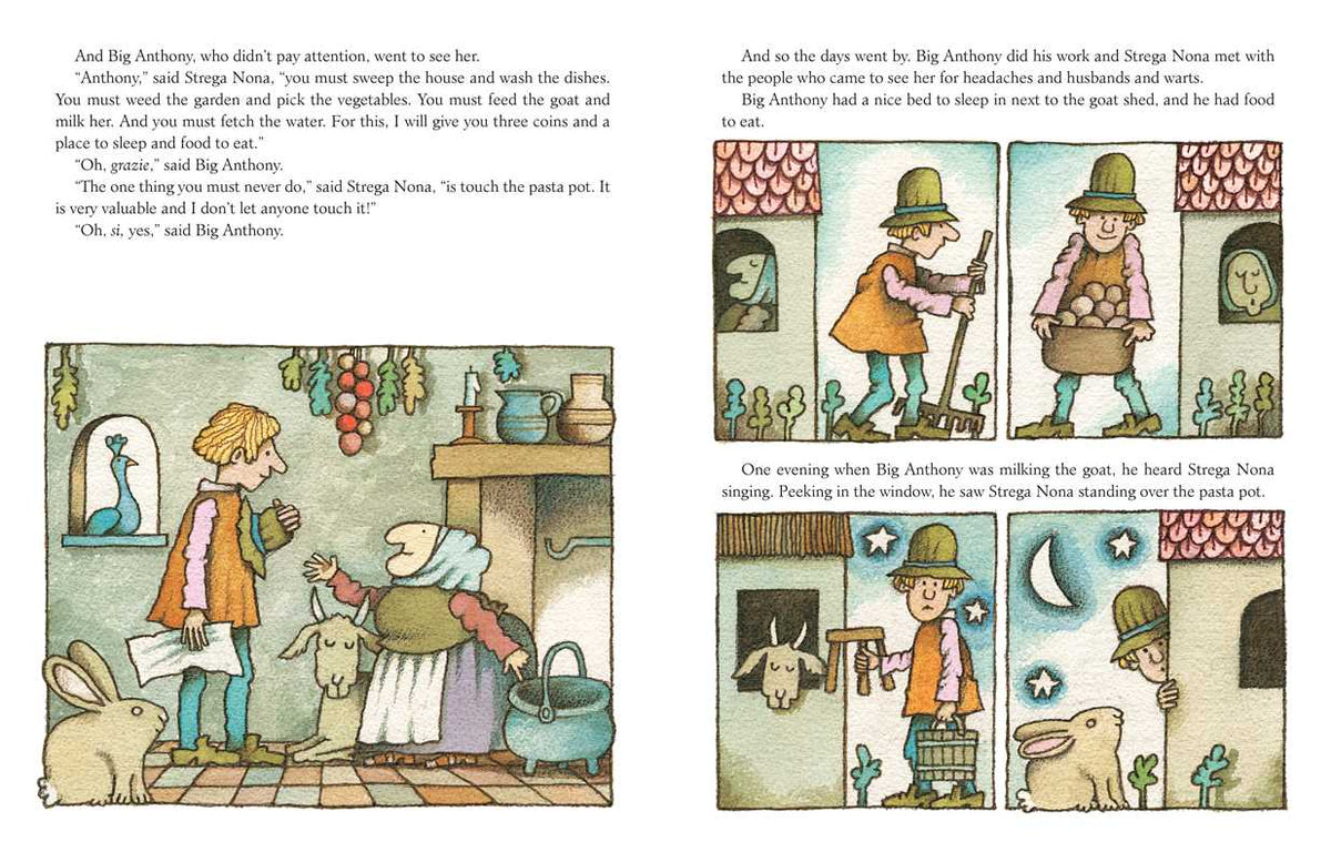 Strega Nona by Tomie   dePaola: Hardcover; 32 pages / English