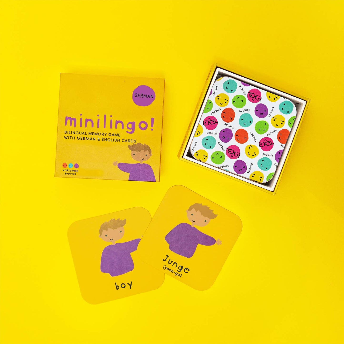 Minilingo German/English Bilingual Cards | Stocking Stuffers