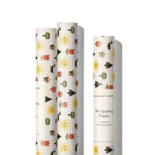 For You wrapping paper: Rolls of 3 sheets