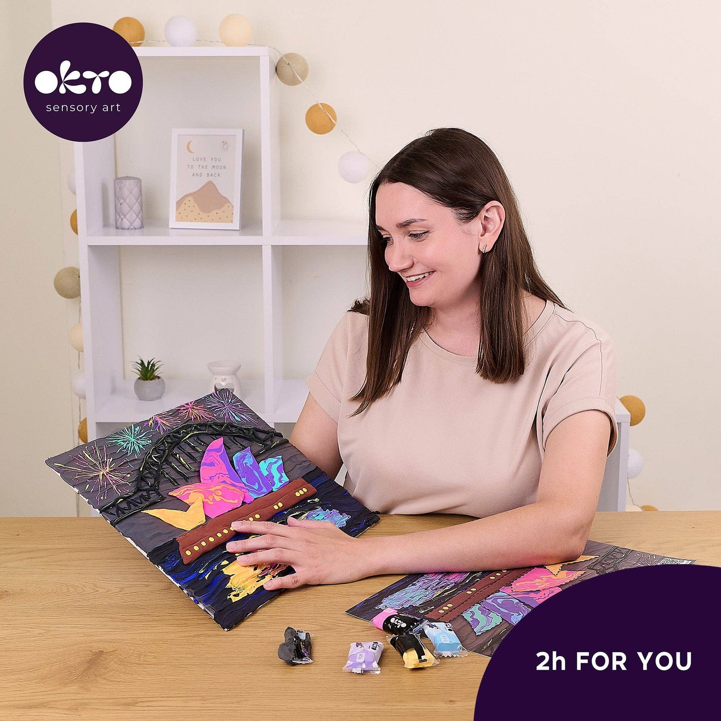 OKTO Air-Dry Clay 3D Painting Kit – #sydneyoperahouse