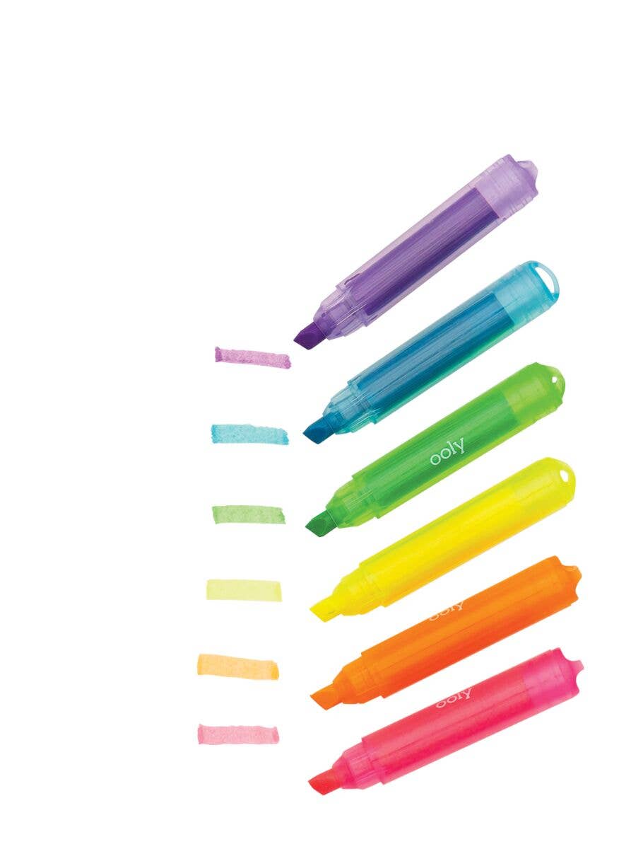 Monster: Mini Scented Neon Highlighters (6 PC Sets)
