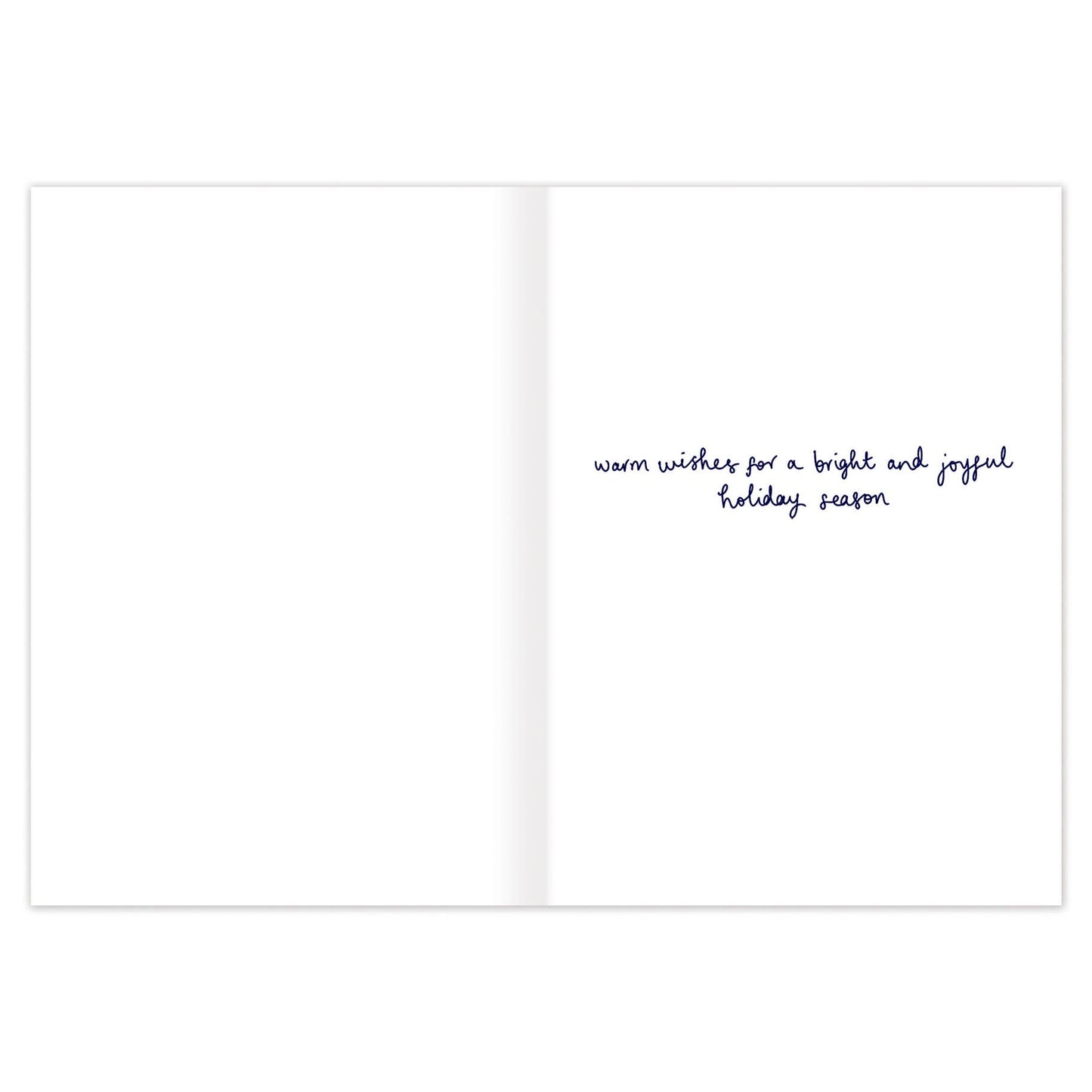 Polar Bear & Bird Merry Christmas Holiday Card