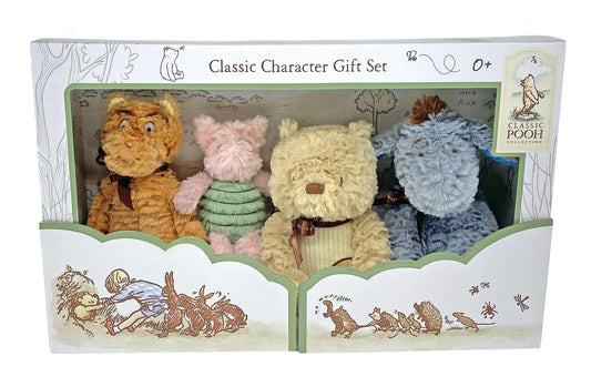 Disney Classic Pooh 4 pc Plush Collector Set