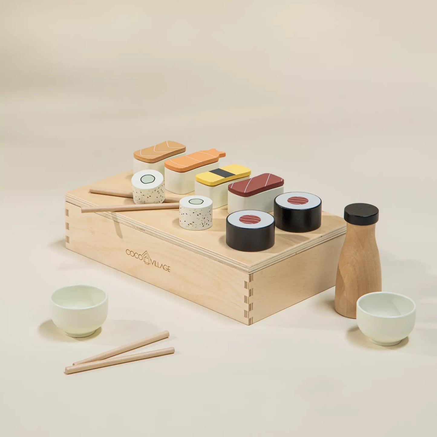 Wooden Sushi Playset