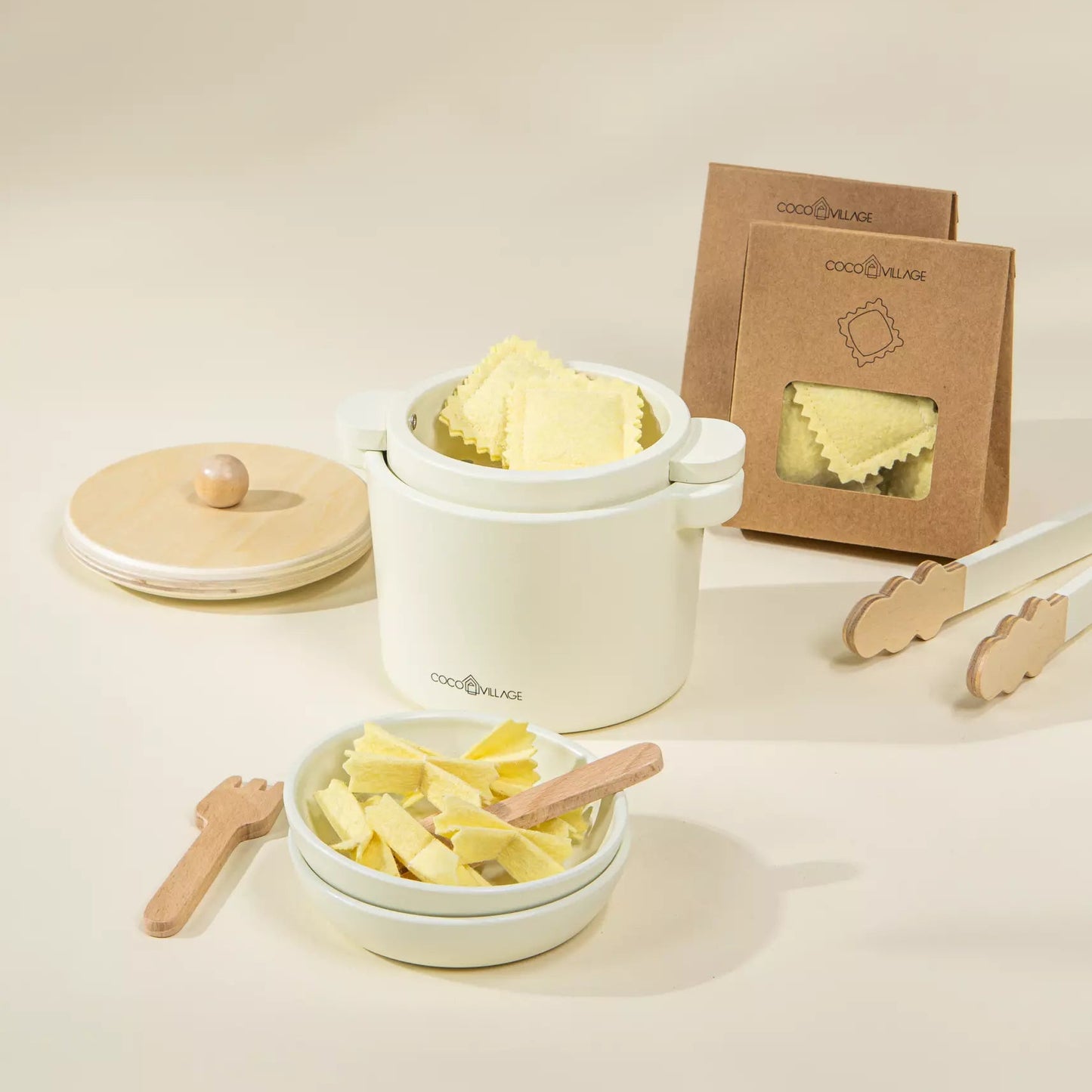 Wooden Pasta Playset