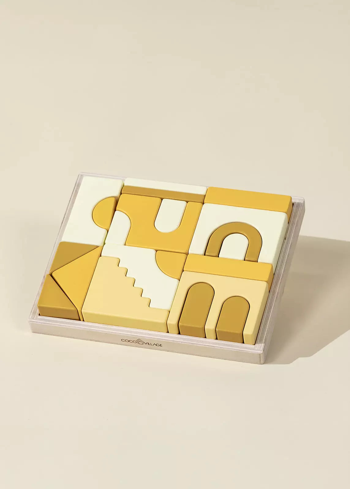 Houses Wooden Creative Block Set - 21pcs