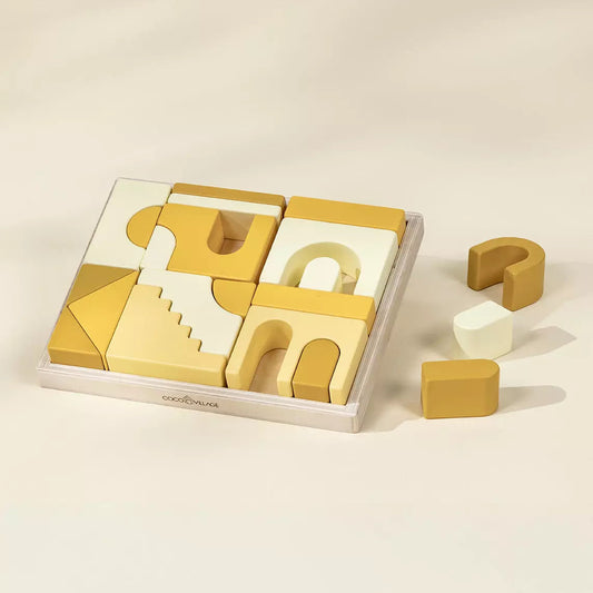 Houses Wooden Creative Block Set - 21pcs