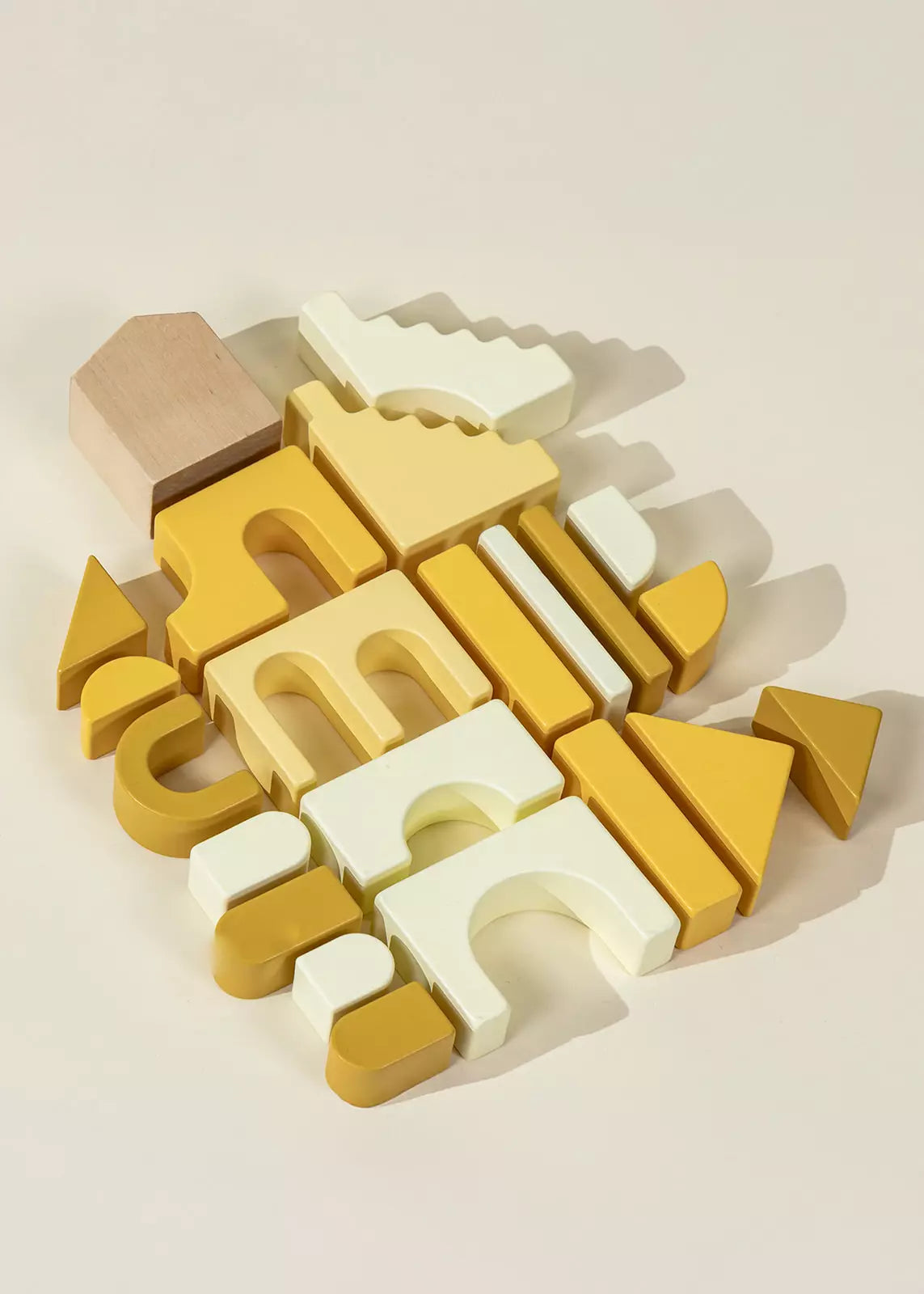 Houses Wooden Creative Block Set - 21pcs