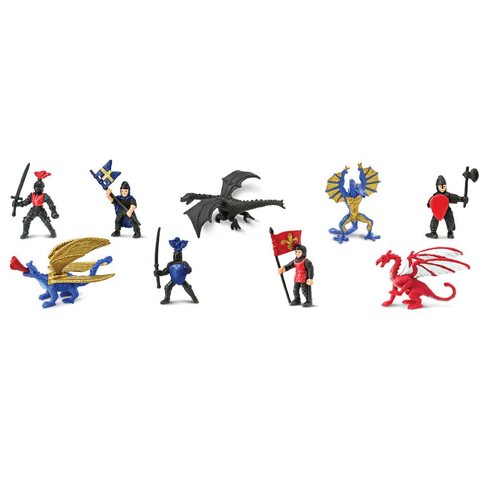 Knights & Dragons 2 TOOB- Figurine Toy Set