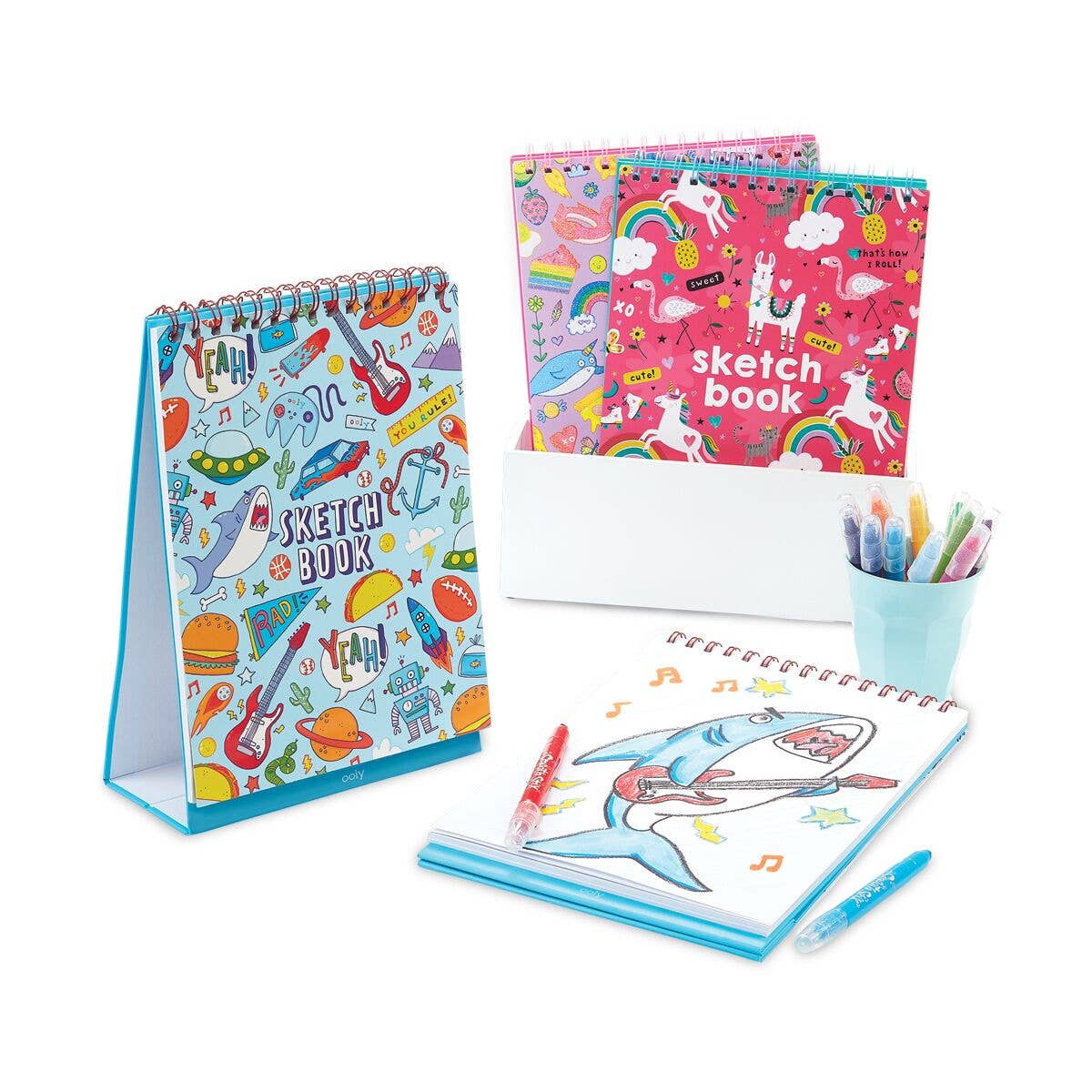 Sketch & Show: Standing Sketchbook - Awesome Doodles (8" x 1
