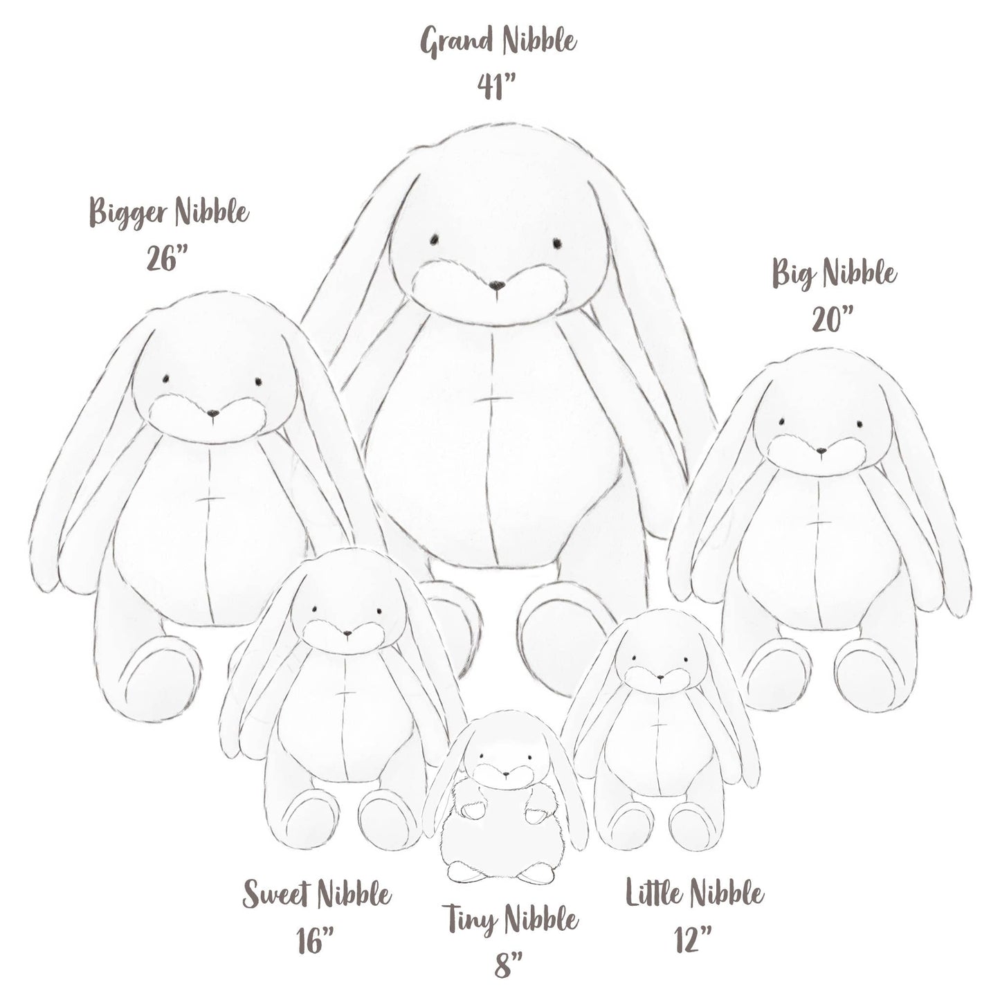 Tiny 8" Nibble Bunny - Pistachio