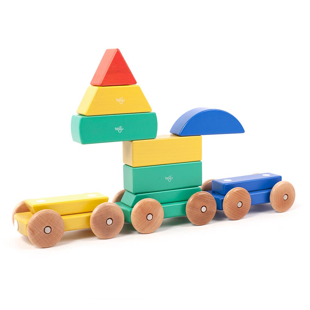 Magnetic Shape Train: Rainbow