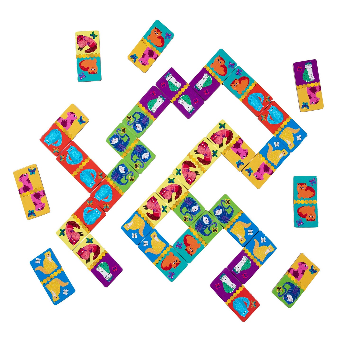Cat Giant Shiny Dominoes