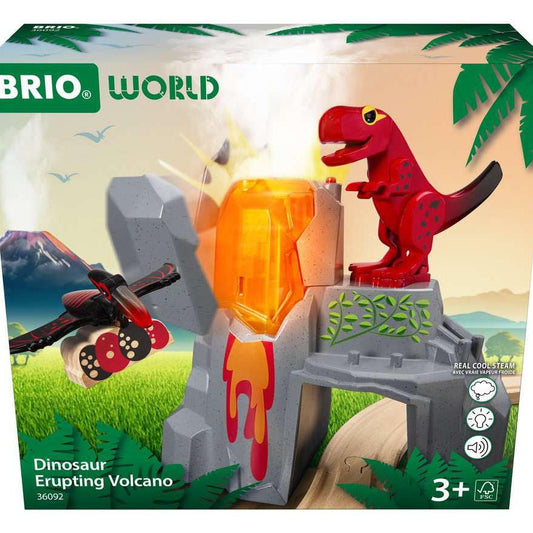 Dinosaur Erupting Volcano