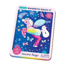 Magnetic Tin Play Set Unicorn