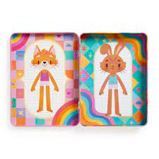 Rainbow Fashion Magnet Playset