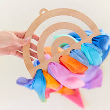 Rainbow Play Silk Display