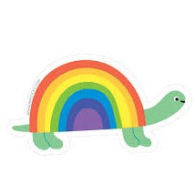 Rainbow Turtle Vinyl Stickers