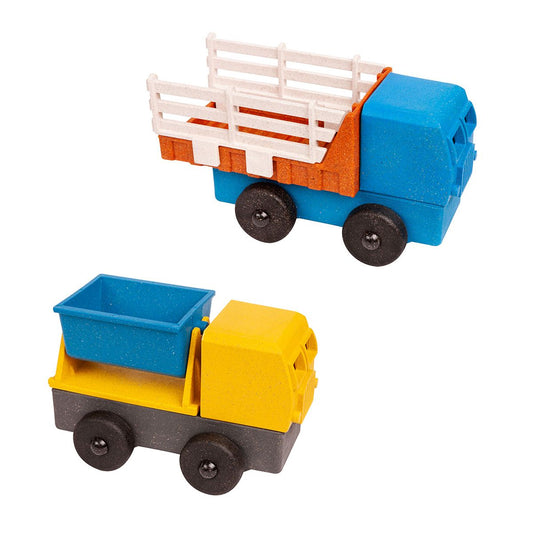 Tipper and Stake Trucks, 2 Pack