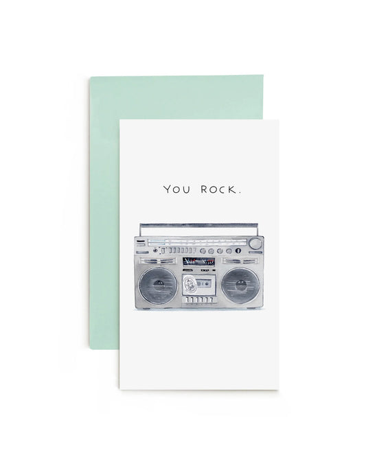 You Rock Enclosure Card
