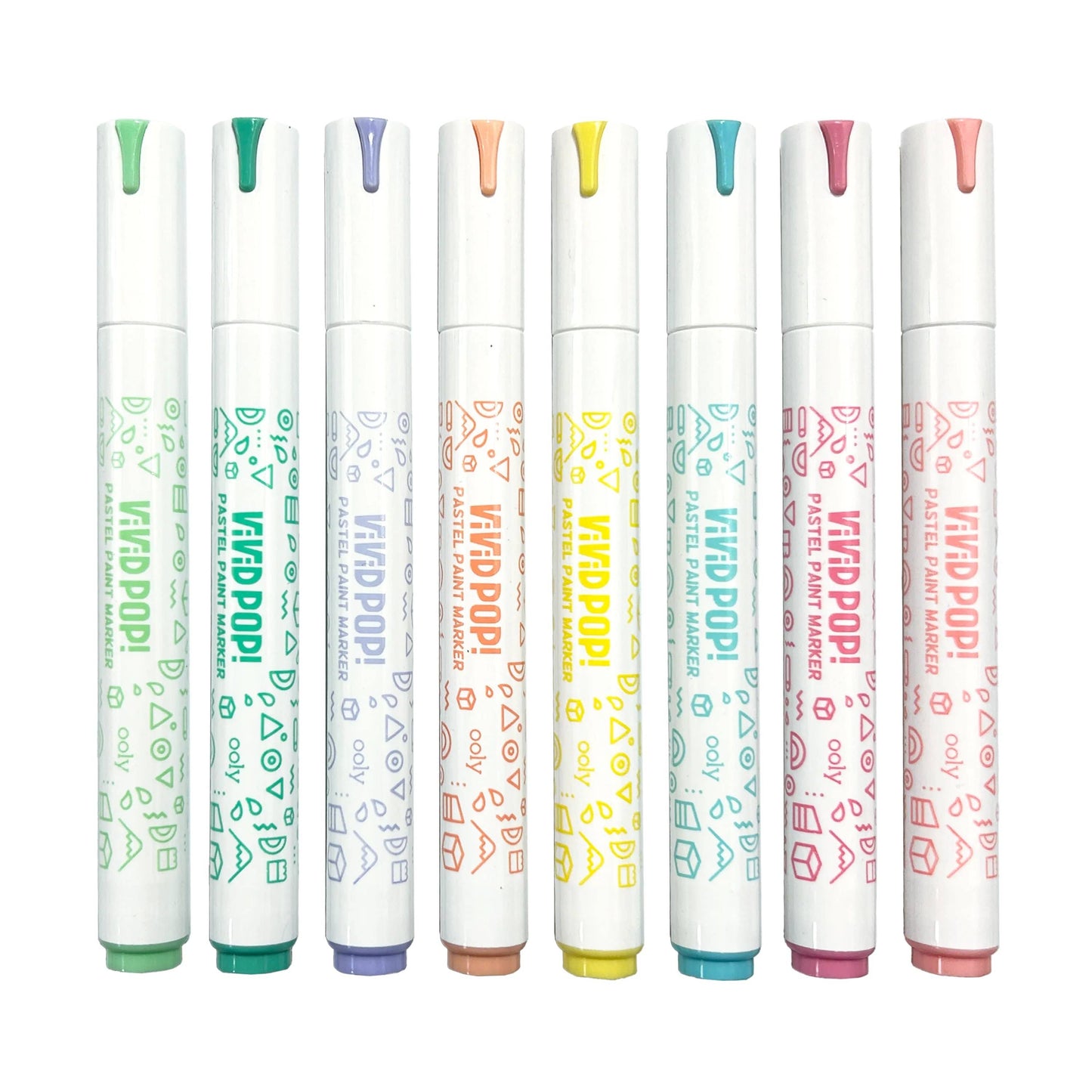 Vivid Pop!: Opaque Water-Based Paint Markers - Pastel (Set o