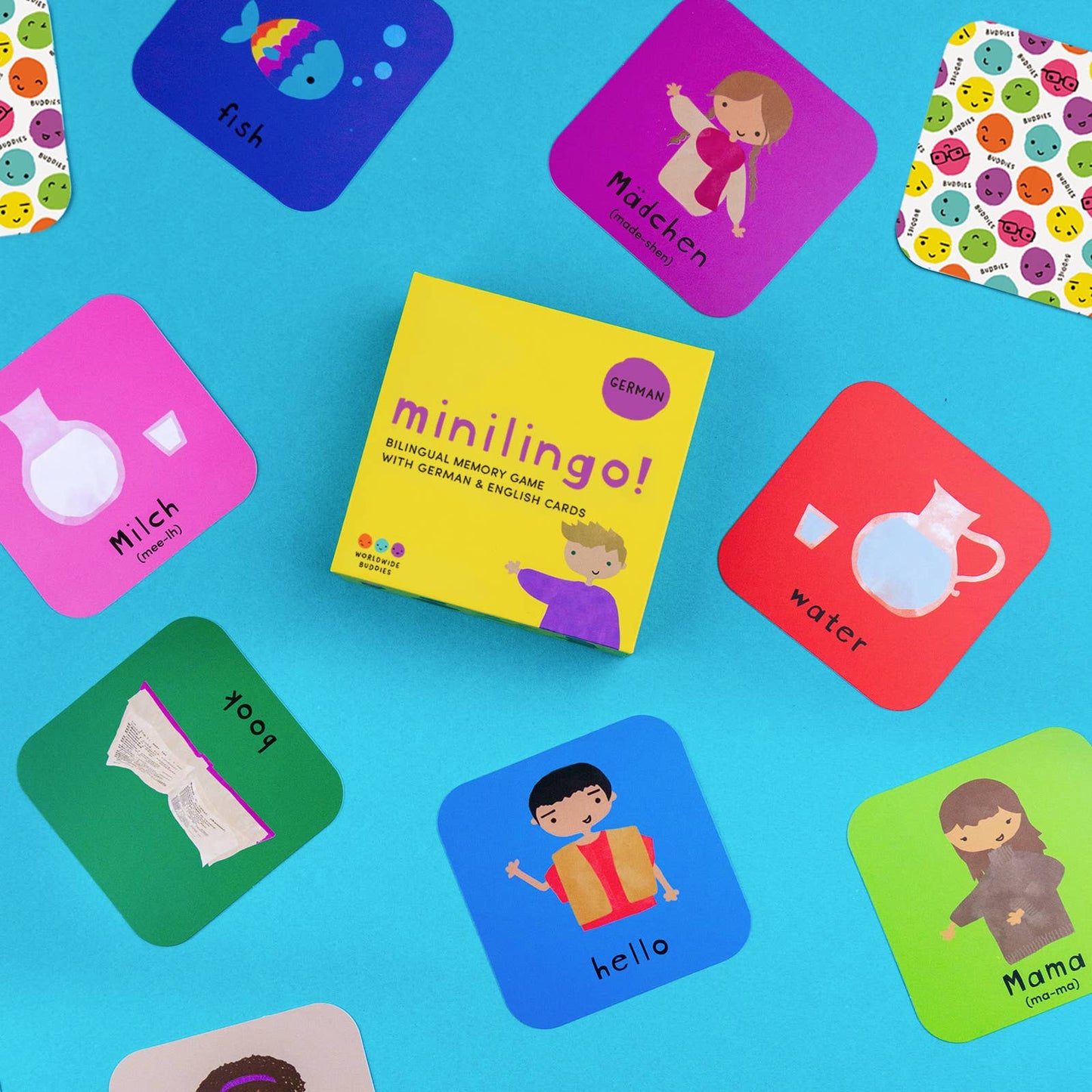 Minilingo German/English Bilingual Cards | Stocking Stuffers