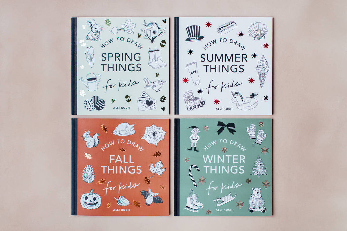 Winter Things: How to Draw Books for Kids (Winter Activity)