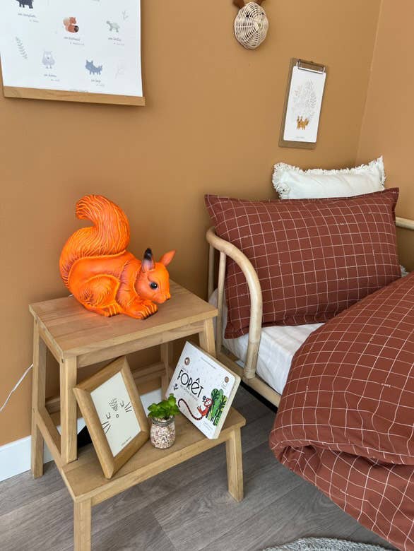 Squirrel Lamp w/ Plug