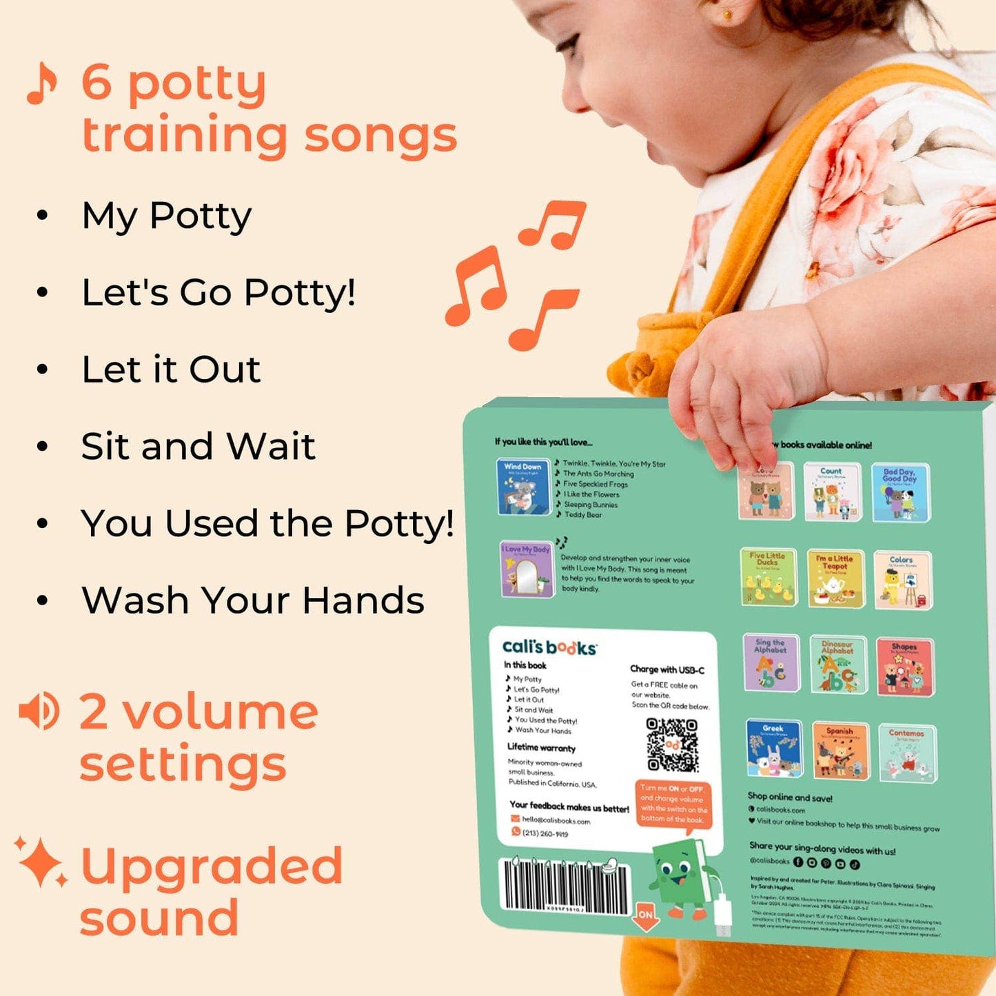 Cali's Books Let's Go Potty - headphone edition