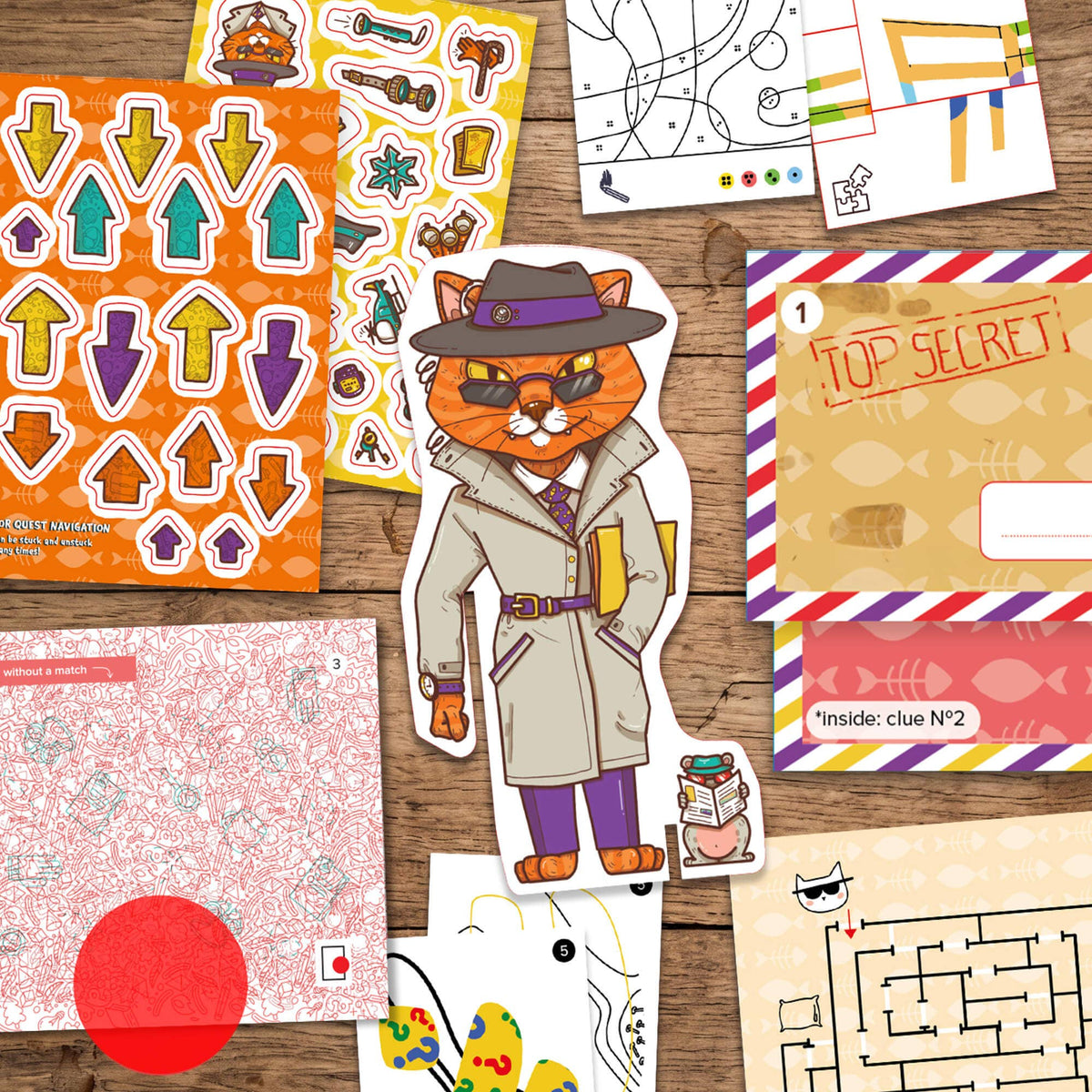 Secret Agent Treasure Hunt Party Game