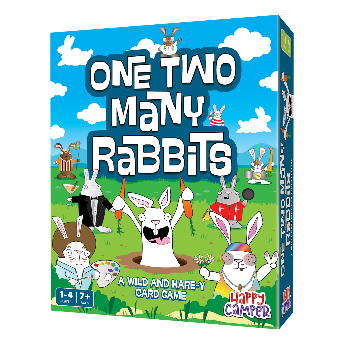 Wild Card Rabbit Game One Two Many Rabbits - A Wild & Harey Card Game – Pebbles Toys & Gifts