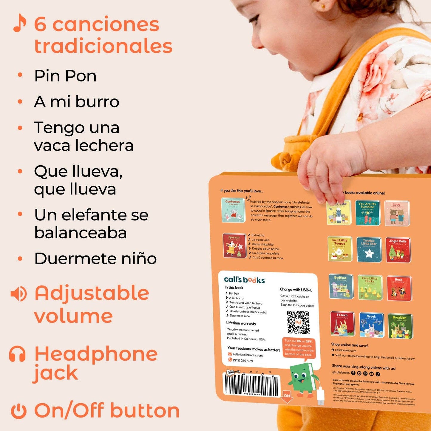 Cali's Books Spanish 1: Pin Pon - Headphone edition