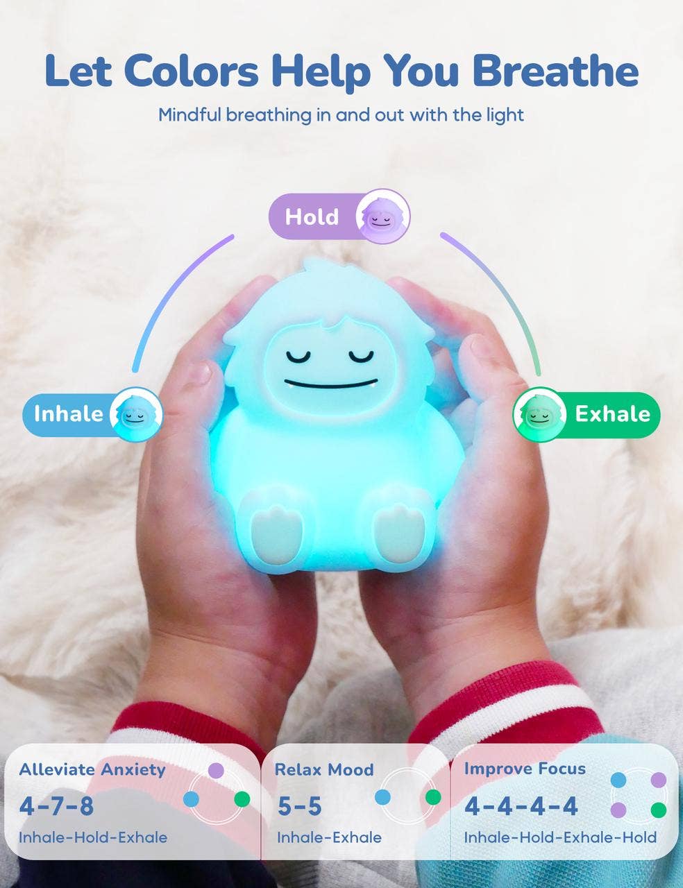 Breathing Pal Mini: Yoyo the Yeti