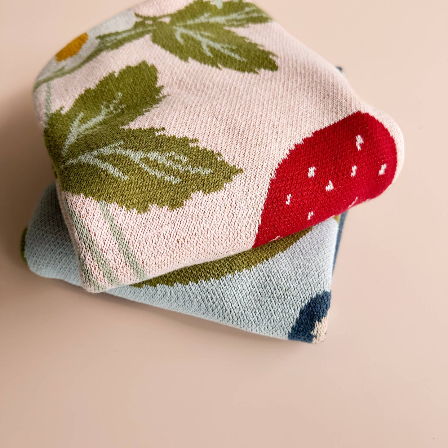 Strawberry Bunny Organic Blanket