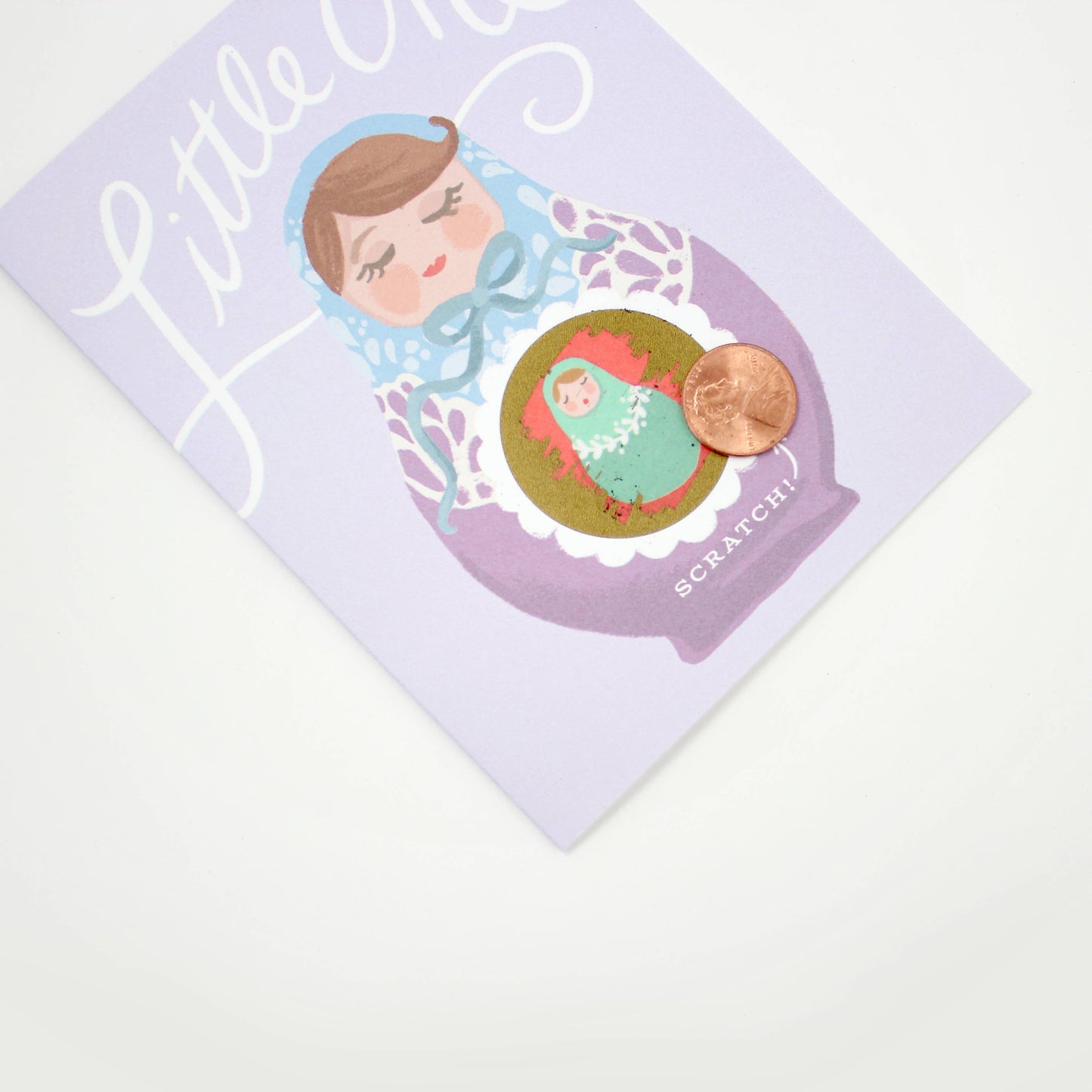 Scratch-off Card - Nesting Doll - New Baby/Pregnancy