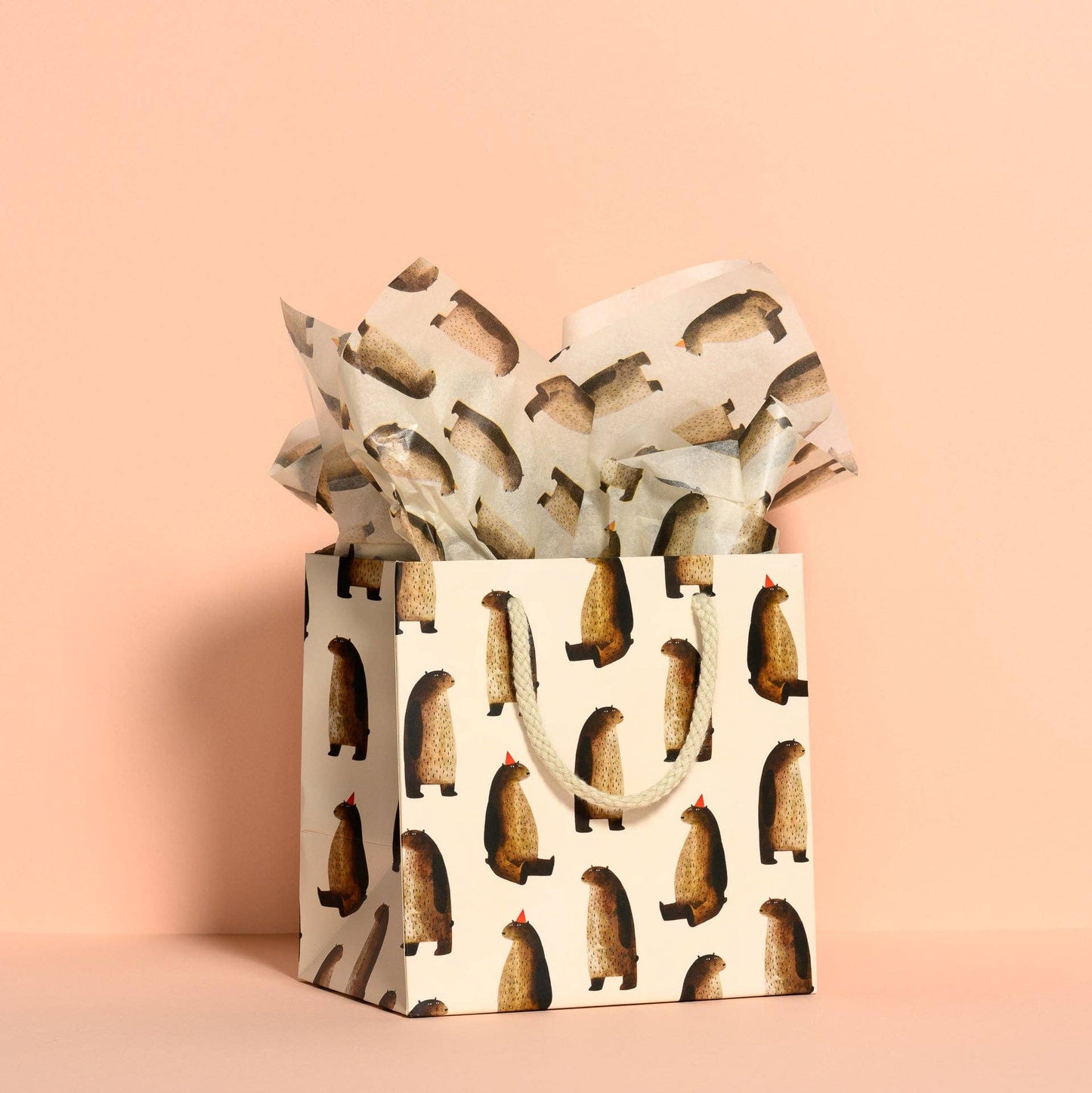 Party Bear tissue paper: 5 Sheets