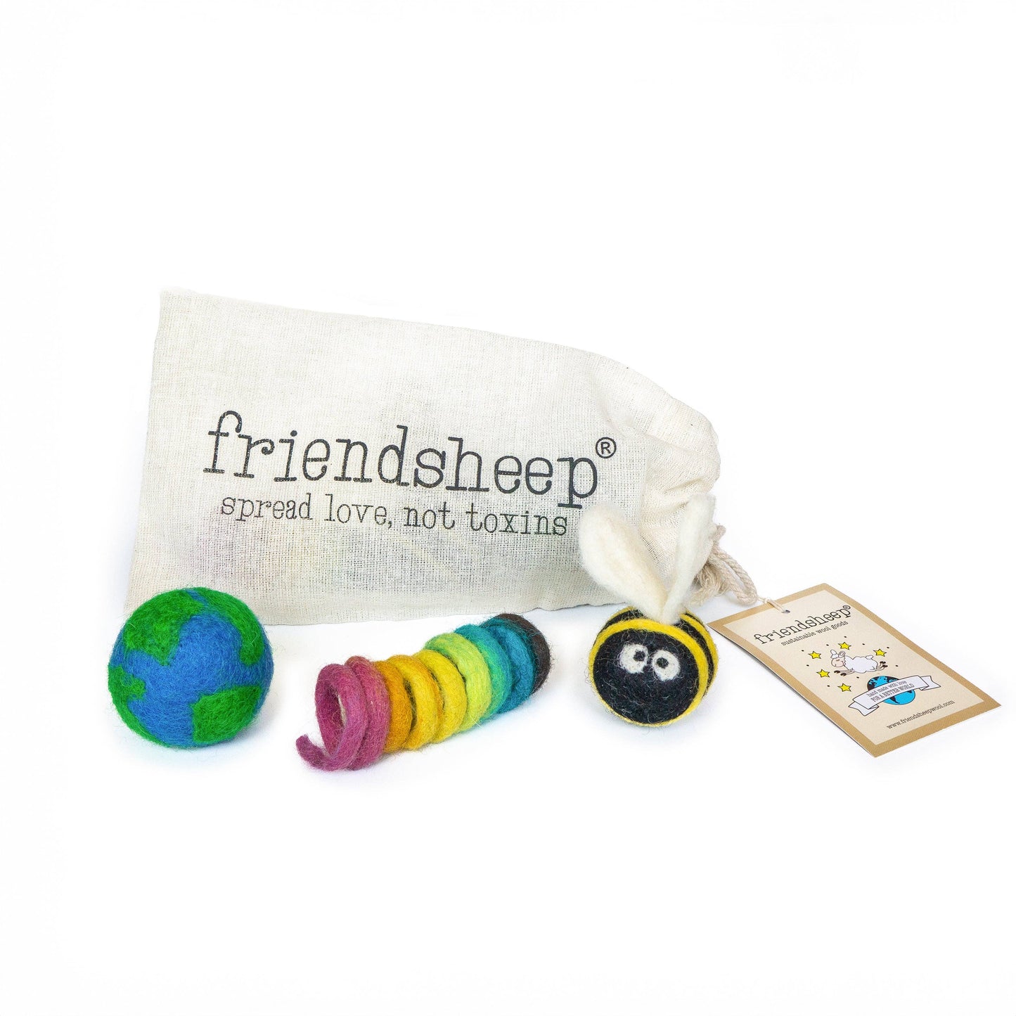 Friendsheep - Cats For The Planet Eco Toys - Set of 3