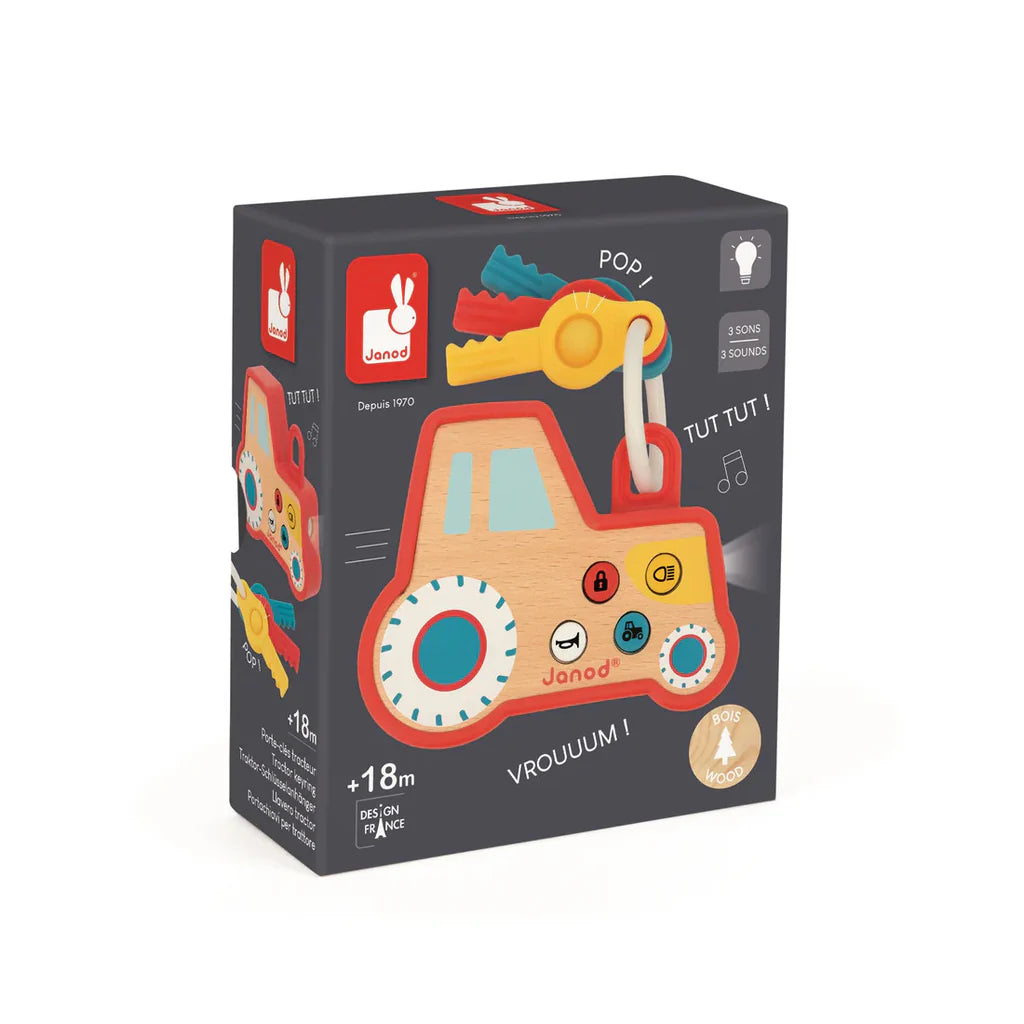 Farm Tractor Key Ring - Sounds & LED