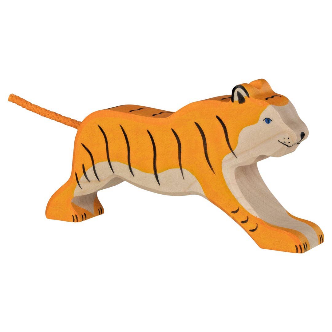Tiger, running