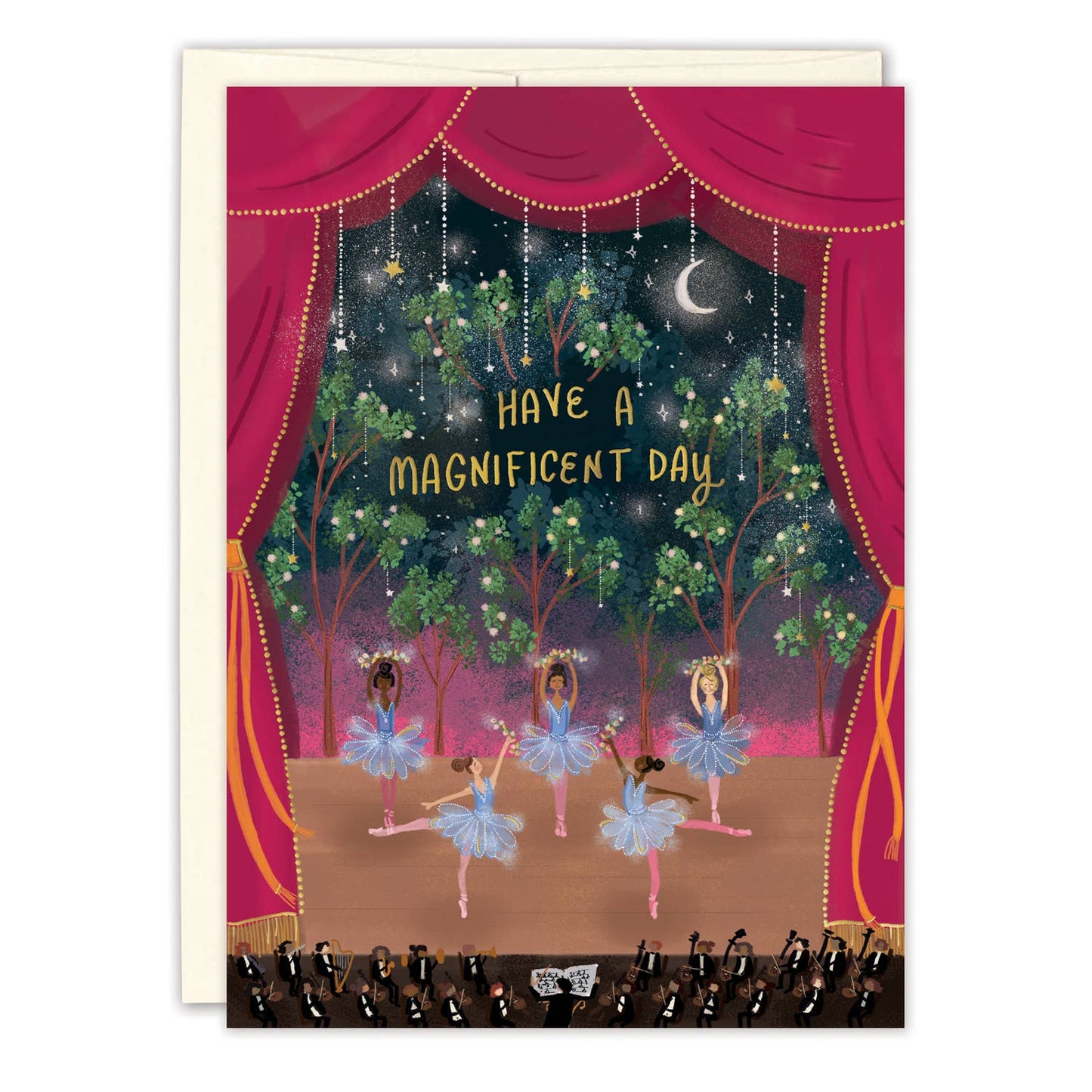 Ballerinas Magnificent Birthday Card