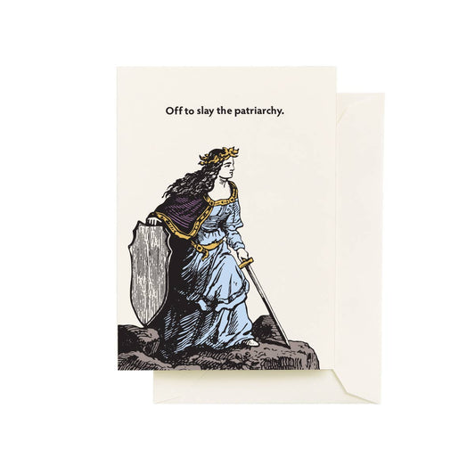 Slay Patriarchy by Simple Syrup Cards